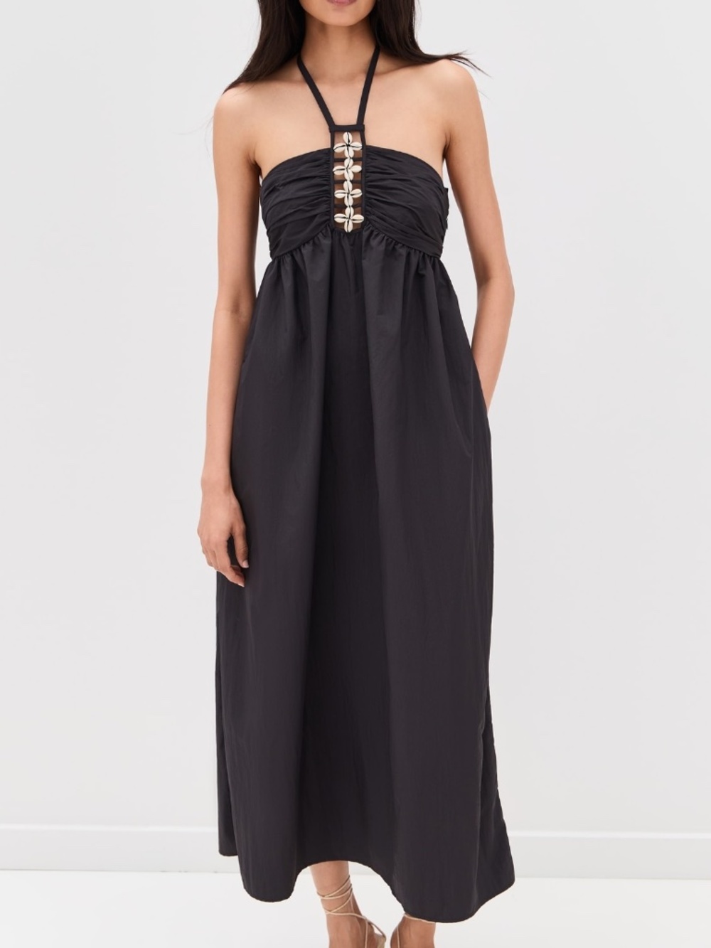 RAILS Palazzo Halter Midi Dress